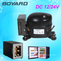 R134A BOYARD 12v/24v DC compressor fridge freezer function with 12v 24v battery for car